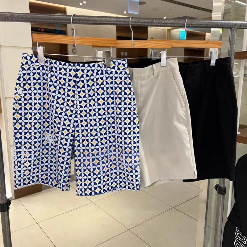 Summer New Golf Clothing 25 Summer Men's Comfortable Elastic Waist Breathable Fashionable Versatile Shorts