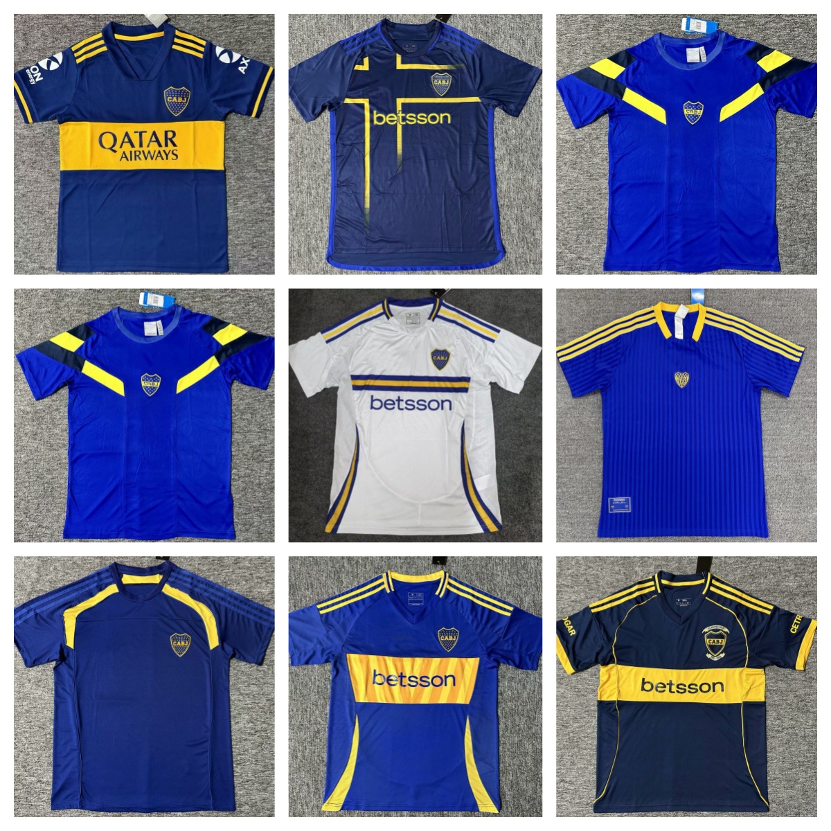 2526 Tailandia Boca Juvenil Merentiel Zebalos Blaner Belón camiseta jersey de fútbol