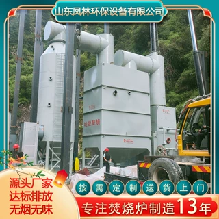 固废垃圾高温热解气化焚烧炉 定制2-10吨小型生活垃圾焚烧炉