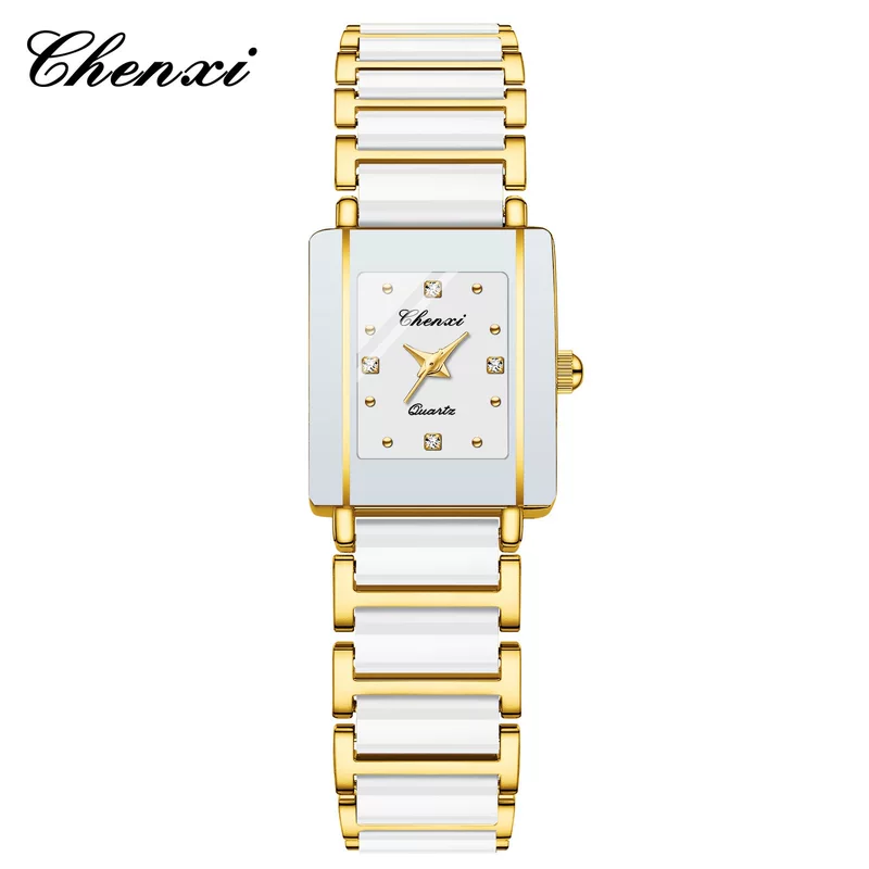 Rectangular square fashionable watch, for beloved, direct factory sales