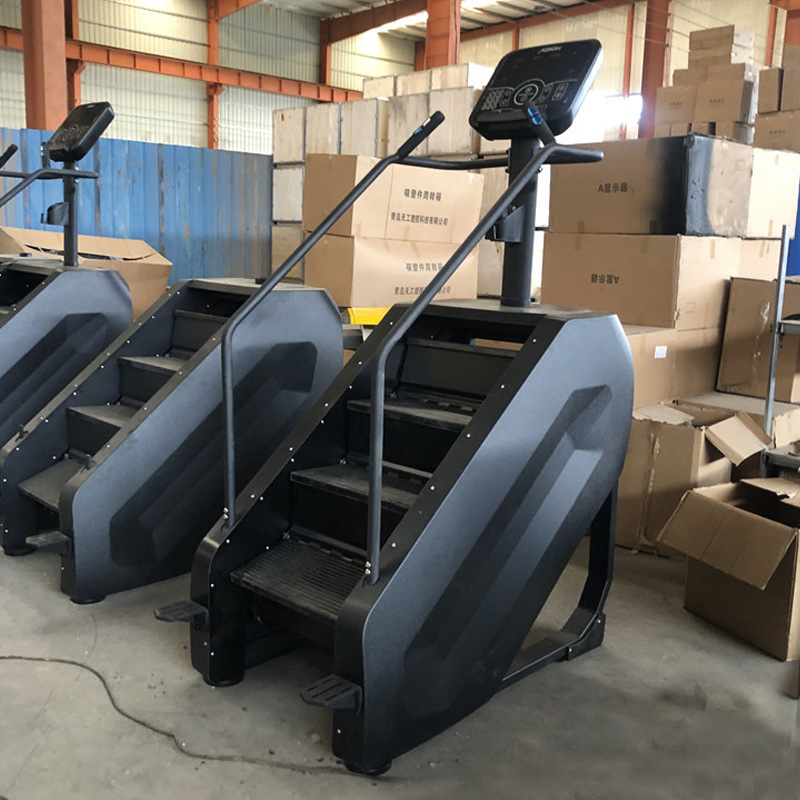 Máquina comercial para subir escaleras, stepper con detección de frecuencia cardíaca, máquina de step, equipo de fitness, máquina de escalada aeróbica para reducir grasa