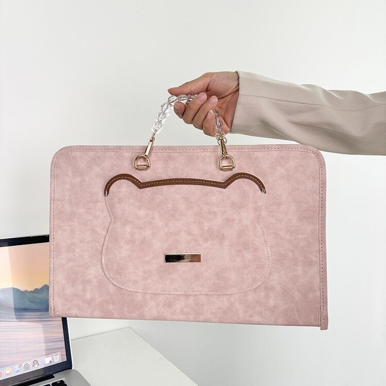 Pearl Wrist Laptop Protective Case Suitable for Huawei, Lenovo, Asus, Dell, Apple Cute Computer V2
