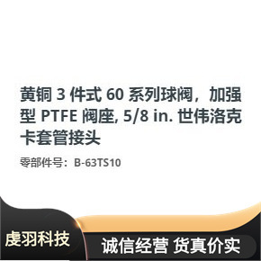�������B-63TS10�S�~3��ʽ60ϵ�����y�ӏ���PTFE�y��5/8 in.����