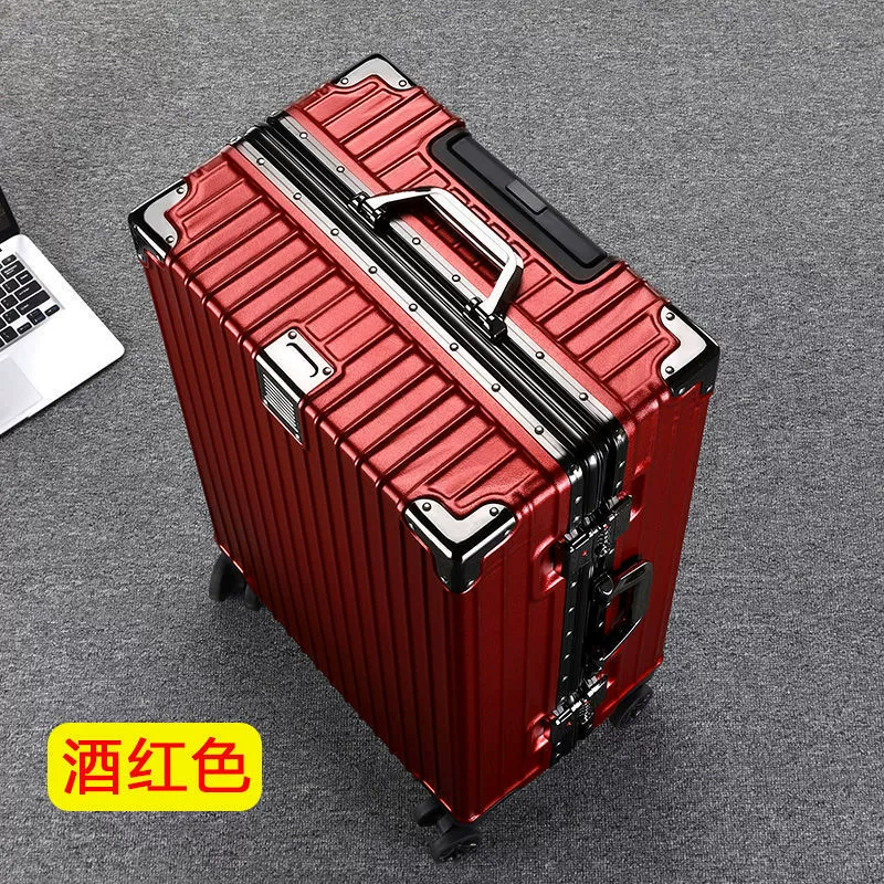 Metal durable capacious suitcase, 24inch, 28inch