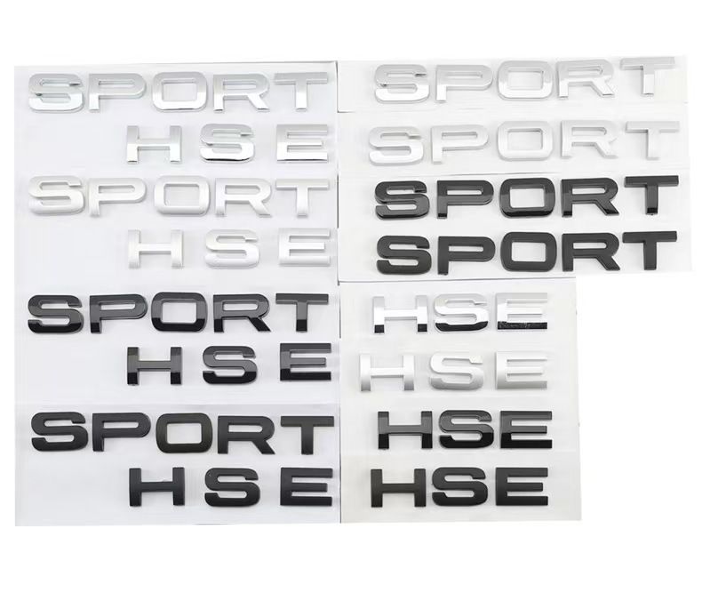 Suitable for Land Rover Range Rover Sport HSE, Range Rover Executive, and Range Rover Sport models; car stickers, rear tailgate emblems, and modification parts
