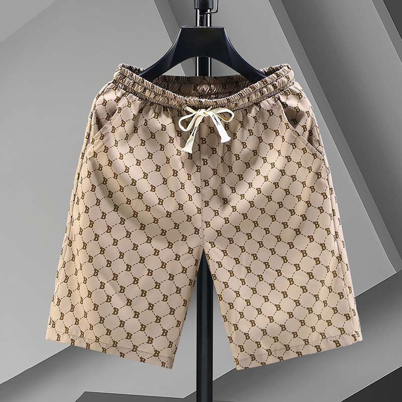 Short de sport court pour hommes, vêtements de plage, décontracté, course à pied, pantalon droit, tendance, été_voghion.com