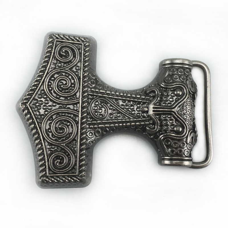 Thor's Hammer Belt Buckle Zinc Alloy Western Denim Retro Belt Buckle Gothic Fashion Trendy Original Pants Buckle Thor's Hammer Belt Buckle Zinc Alloy Western Denim Retro Belt Buckle Gothic Fashion Trendy Original Pants Buckle