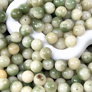 Factory wholesale natural jade old material round beads Bodhi beads Buddha beads Seiko fine cast beads live supply