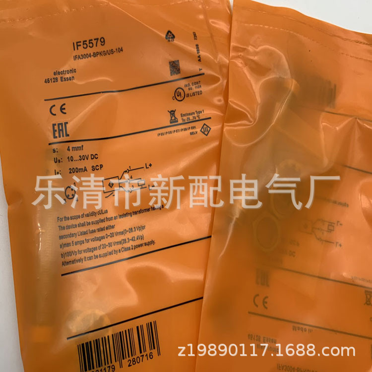 专业技术现货全新IF5579接近开关质保一年