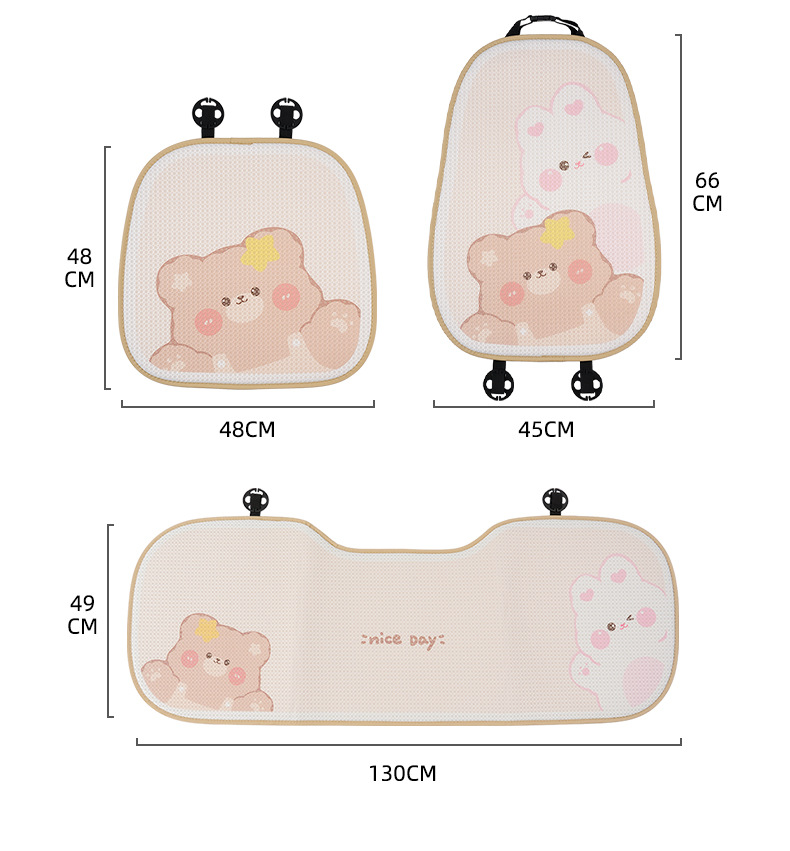 Four Seasons General Motors Plush Waist Cushion Cute Rabbit Soft Car Pillow