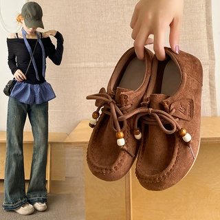ins勃肯鞋女2025新款秋季百搭博肯单鞋轻便一脚蹬包头懒人鞋K3912