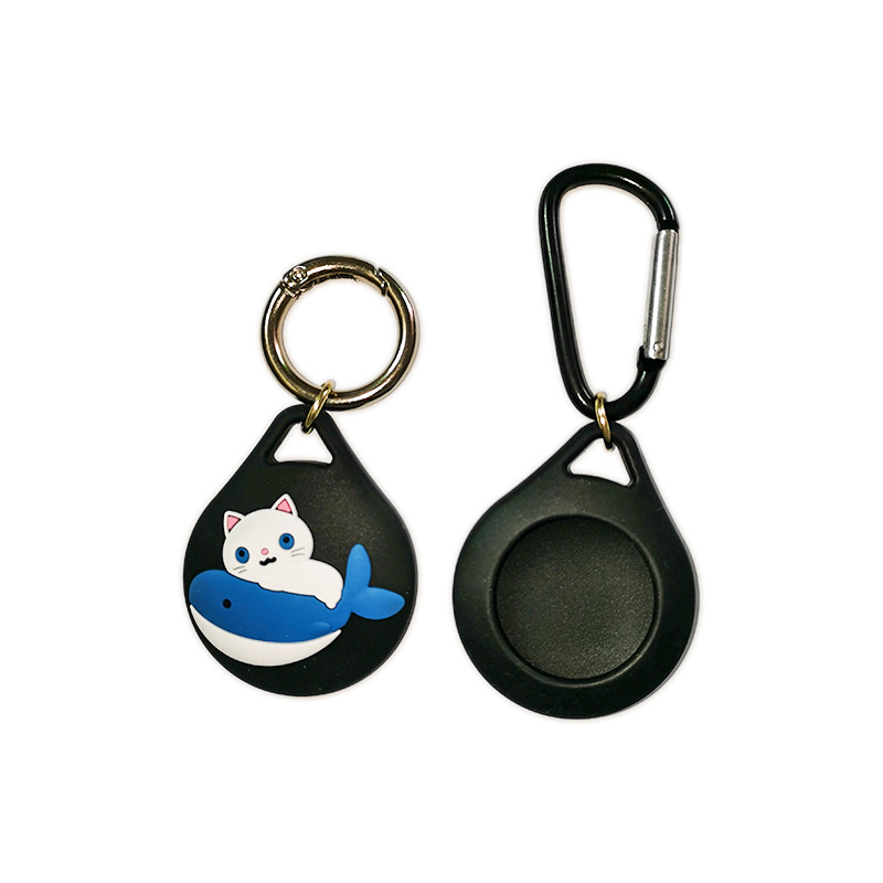 Aplicable a Apple Airtag/airtags posicionamiento Tracker anti-perdido llavero funda protectora de silicona