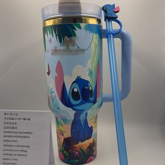 アマゾン越境販売 スティッチ 40オンス アイスバーカップ 1180ml 車載用カップ ビール保温カップ|undefined
