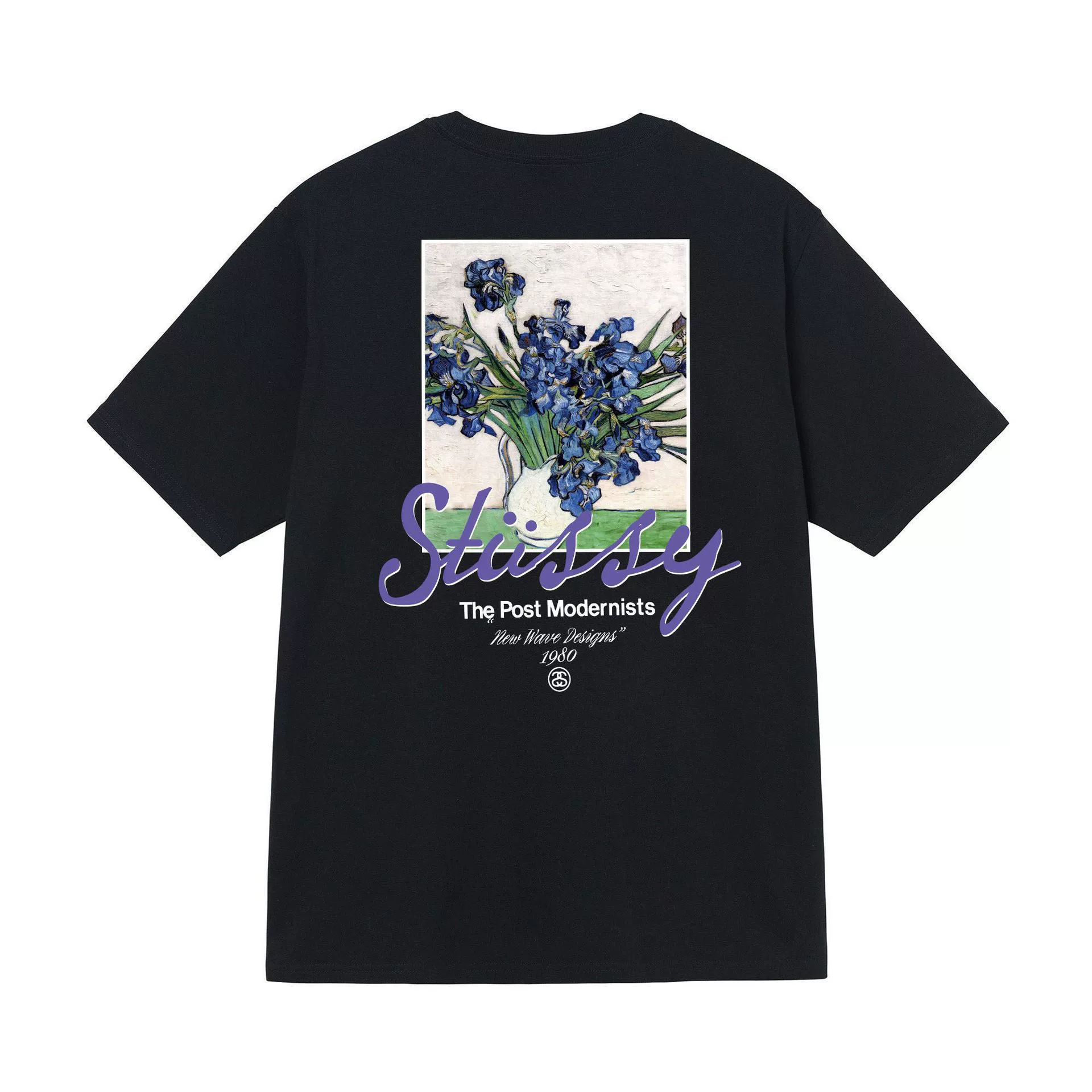Футболка (Stussy) свободного кроя унисекс, короткий рукав, ткань 230 г, коллекция лета 2025