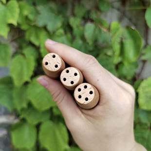 Cute Cat's Claw Poke Needle Handmade Walnut Wool Felt Poke Needle Wooden Handle One Needle Three Needle Five Needle Set X20