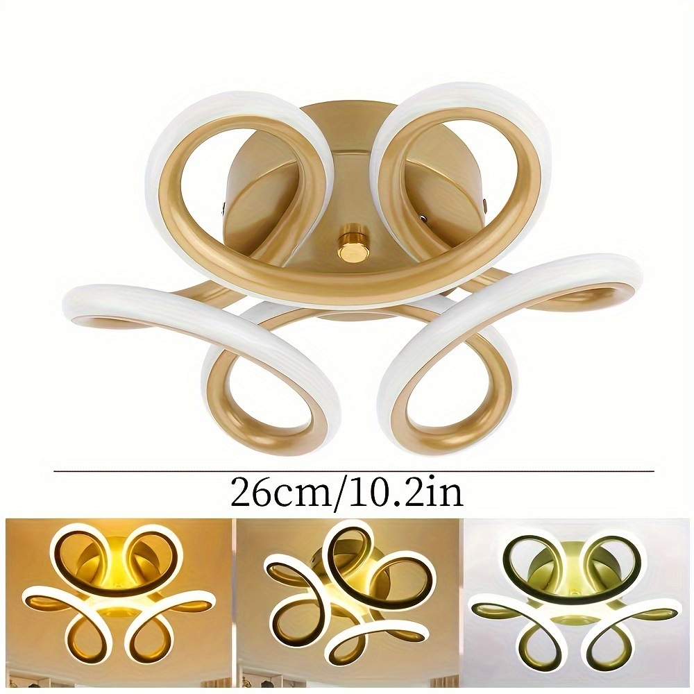 Transfronterizo Amazonas sala de estar lámpara de techo dormitorio lámpara de pasillo LED luz de atmósfera moderna simple lámpara Zhongshan al por mayor image 15
