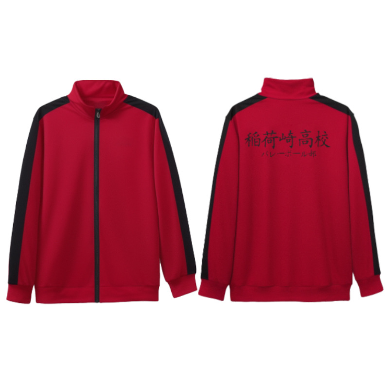 Traje de voleibol Junior cos Owen Inari Aoye Nishijo Shiratsuzawa Ida trabajador Lobo negro traje de uniforme escolar
