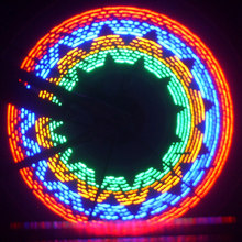 装饰轮毂发光轮子车轮火轮风火轮夜儿童自行车光轮夜自行辐条风火