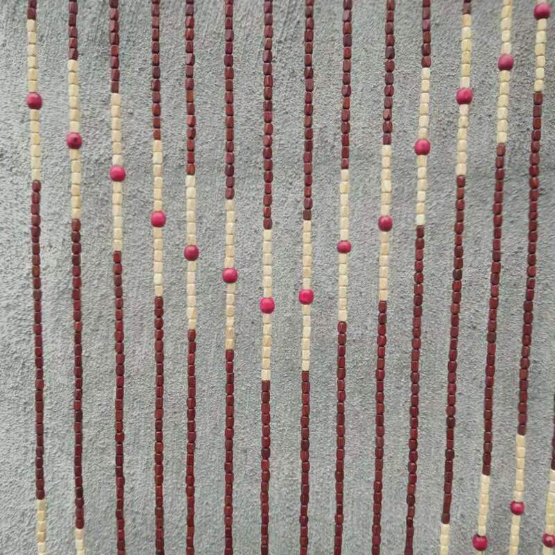 Factory direct wooden bead partition feng shui curtain bead curtain in stock Factory direct wooden bead partition feng shui curtain bead curtain in stock