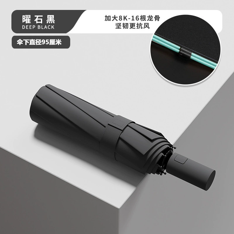 Automatic big umbrella solar-powered, fully automatic, sun protection, UV protection, wholesale