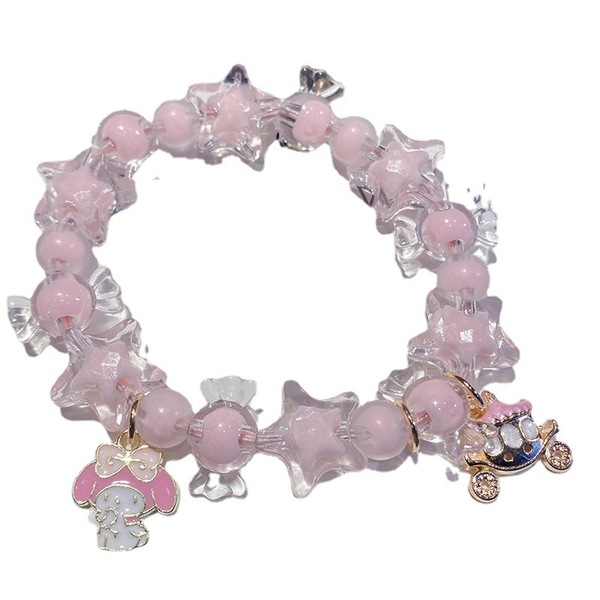 children's cartoon fresh beaded bracelet