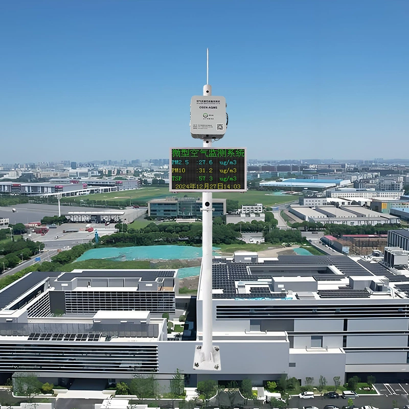 Многопараметрическая станция мониторинга качества воздуха в зоне промышленного кластера Металлургический завод Цементный завод Малая система мониторинга твердых частиц