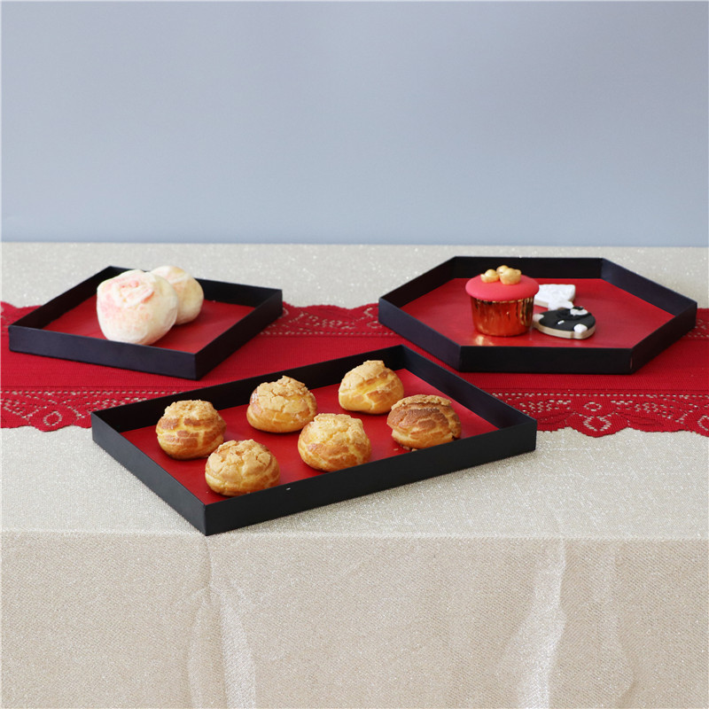 Postre de la boda china decoración mesa soporte de exhibición placa de la torta del hogar creativo decoración suave estante de almacenamiento image 18