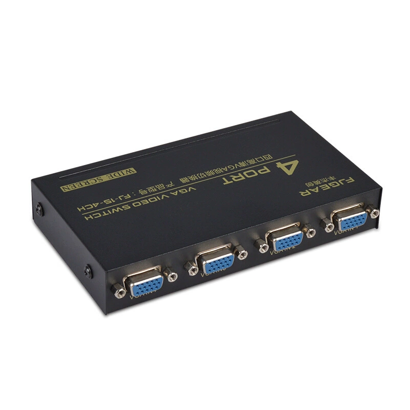 FJ-15-4 VGA переключатель четыре в одном хост 4 хоста общей монитор без проводки