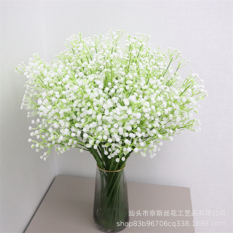 Ramo flores artificiales brillante decoración boda hogar