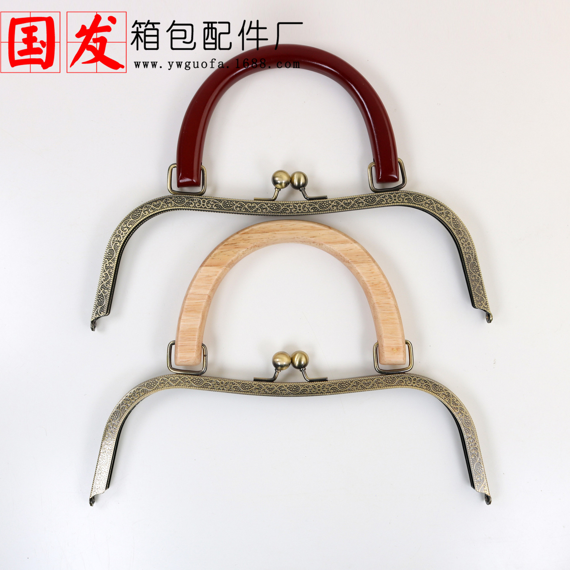 [agujero de tornillo] 27cm cuadrado empujado con cuentas de madera mano de madera café de alta calidad mano de madera oro