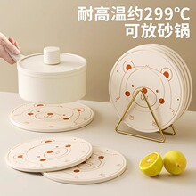 硅膠隔熱墊家用耐高溫隔熱餐桌墊防滑杯墊廚房水杯瀝水墊防燙餐墊