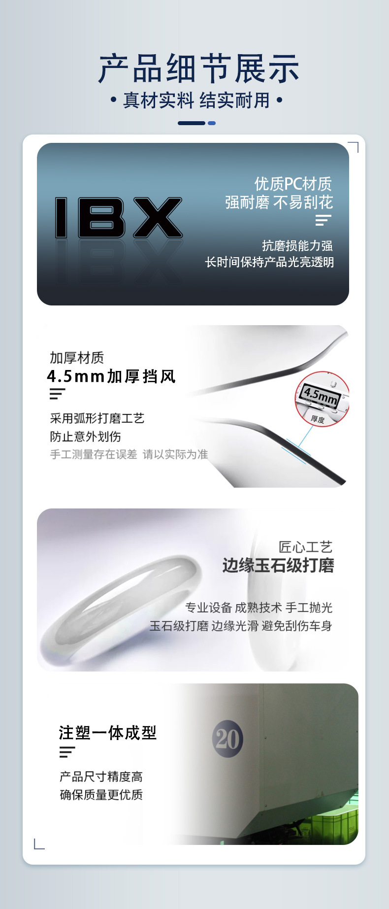 Suitable for 20-24 Honda Fosha Nss350 Heightened Windshield Modified Front Windshield Flat Shelf Rear Shelf