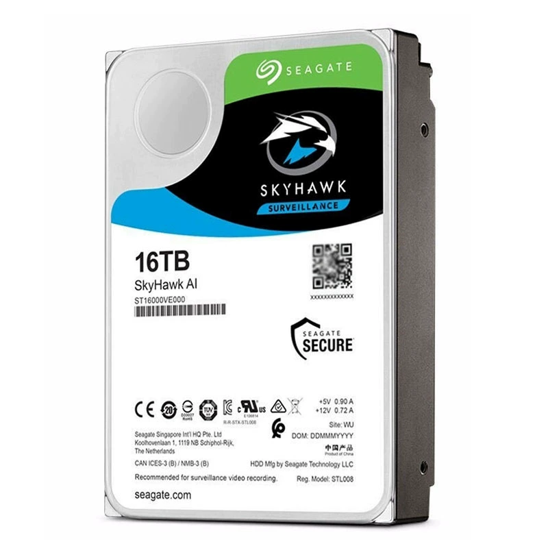 Подходит для жесткого диска Seagate Cool Eagle 3,5" 16Т для настольного компьютера, видеонаблюдения и безопасности ST16000VE000