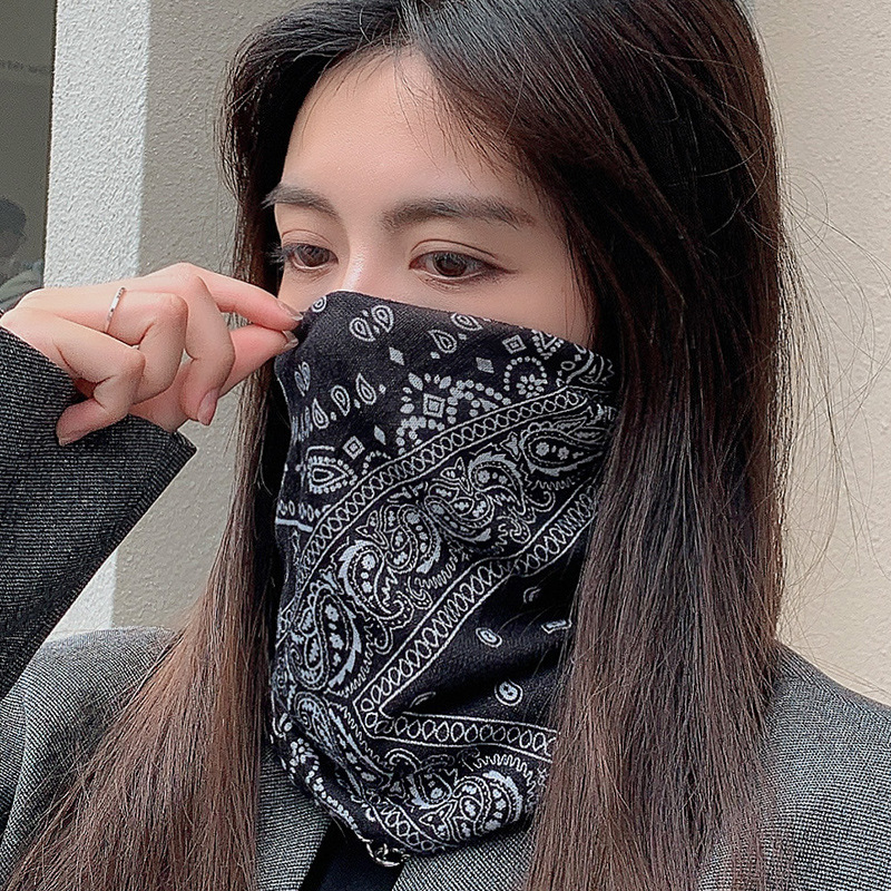 Sombrero de montaje de moda coreana para hombres y mujeres otoño invierno grueso gorro de luna máscara de ciclismo a prueba de viento image 25