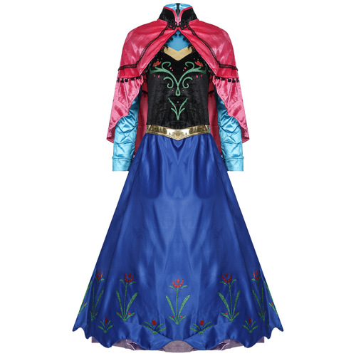 S-4XL Halloween costume Frozen cosplay anime Anna dress adult dropshipping