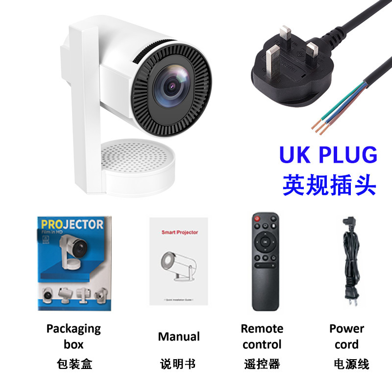 新型Z11伸縮スタンド付き独立型スピーカー搭載Bluetooth対応家庭用/屋外用ポータブルミニプロジェクター|undefined