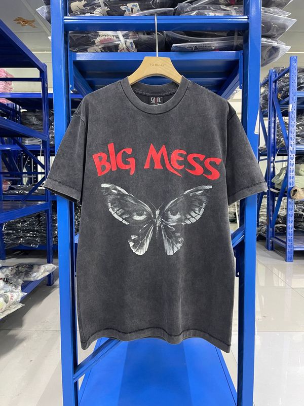 高品質 SAINT MICHAEL ICON ウォッシュ加工 オールド半袖 アメカジ レトロ プリント カップル Tシャツ 男女兼用|undefined