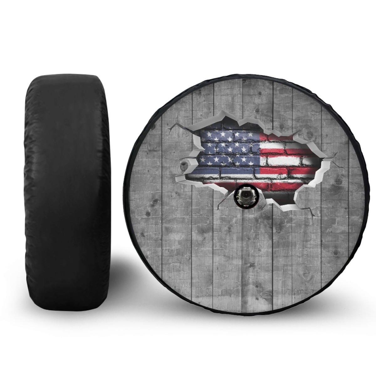 To figure full-width customized middle hole car spare tire cover tire protective cover car dust protective cover 18in