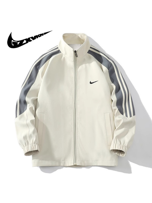 Spring and Autumn Stand-Up Collar Casual Sports Wear for Men and Women, Trendy Brand Jacket, Running and Fitness Clothing Two-Piece Set Spring and Autumn Stand-Up Collar Casual Sports Wear for Men and Women, Trendy Brand Jacket, Running and Fitness Clothing Two-Piece Set