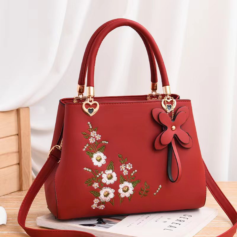 Bolso de mano floral estilo chino, nuevo bolso de hombro estilo chino para mujer, bolso bandolera bordado, bolsos de dropshipping transfronterizos, de mano.