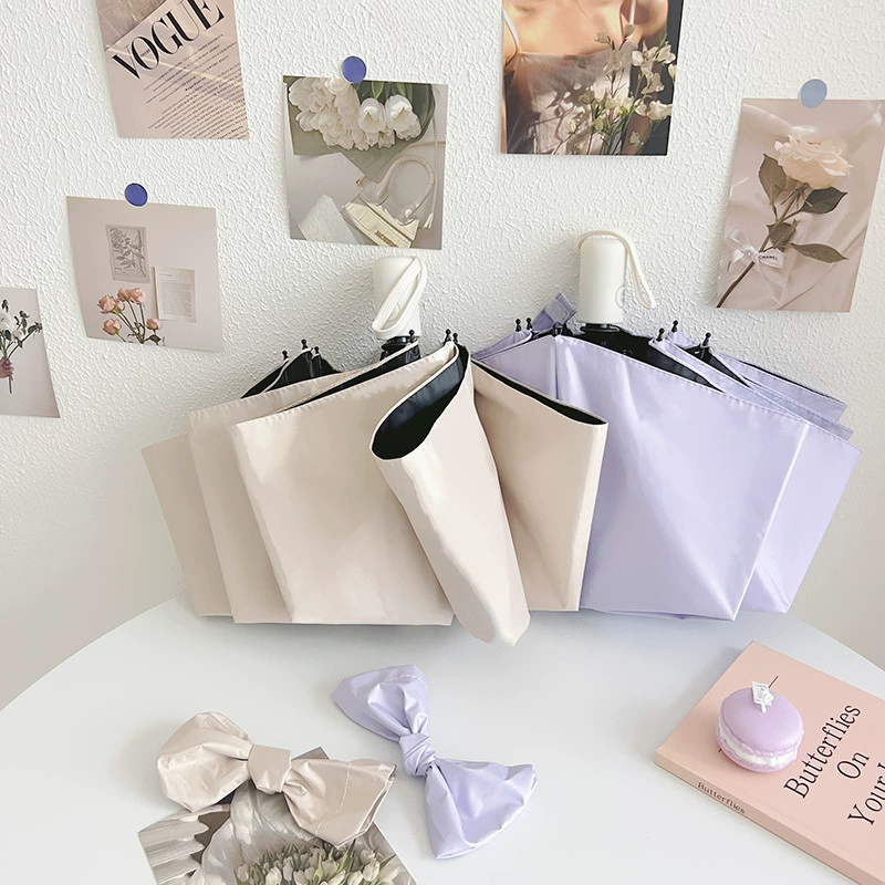 Автоматический зонт от дождя или солнца, утолщенный виниловый солнцезащитный зонт цвета макарон и защита от ультрафиолета, ручной складной солнцезащитный зонт, завод