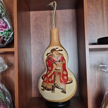 天然大葫芦  天然烙画彩绘雕刻大葫芦  手工大葫芦  手工烙画彩绘