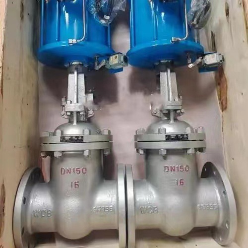 Z641Y-16C 气动法兰闸阀 型号规格尺寸参数