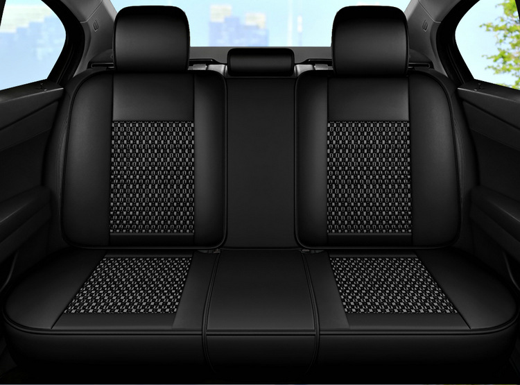 2024 new car seat cushion four seasons universal car leather ice silk seat cover summer car seat cover full surround seat cushion