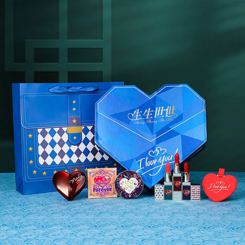 Creative gift box for St. Valentine's Day, lipstick, makeup primer, set, Birthday gift, wholesale