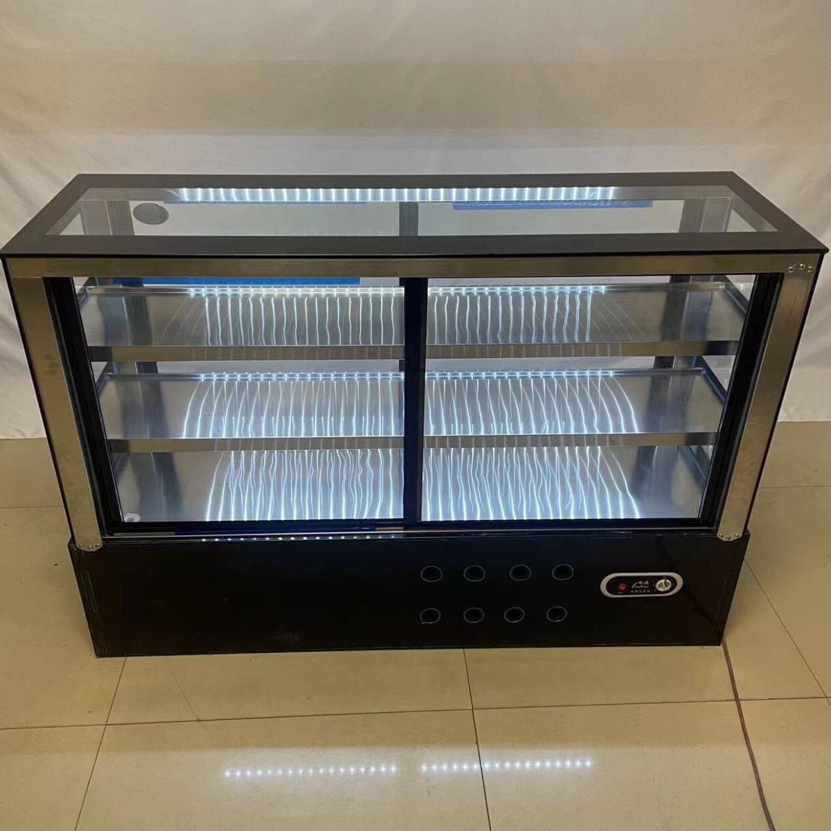 制冷串串柜冷藏展示柜包邮推拉门移动展示饭店冷藏展示柜小型冷柜