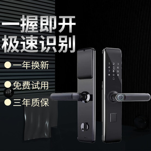 Smart Door Lock Password Lock B&B Digital Lock Home Security Door Fingerprint Lock Cat Eye Nfc Door Lock Aliexpress