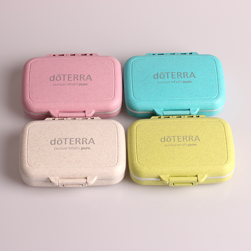 Medicine packing box doterui essential oil capsule storage box natural rice husk orange Rod production Environmental Protection Safety Rest Assured