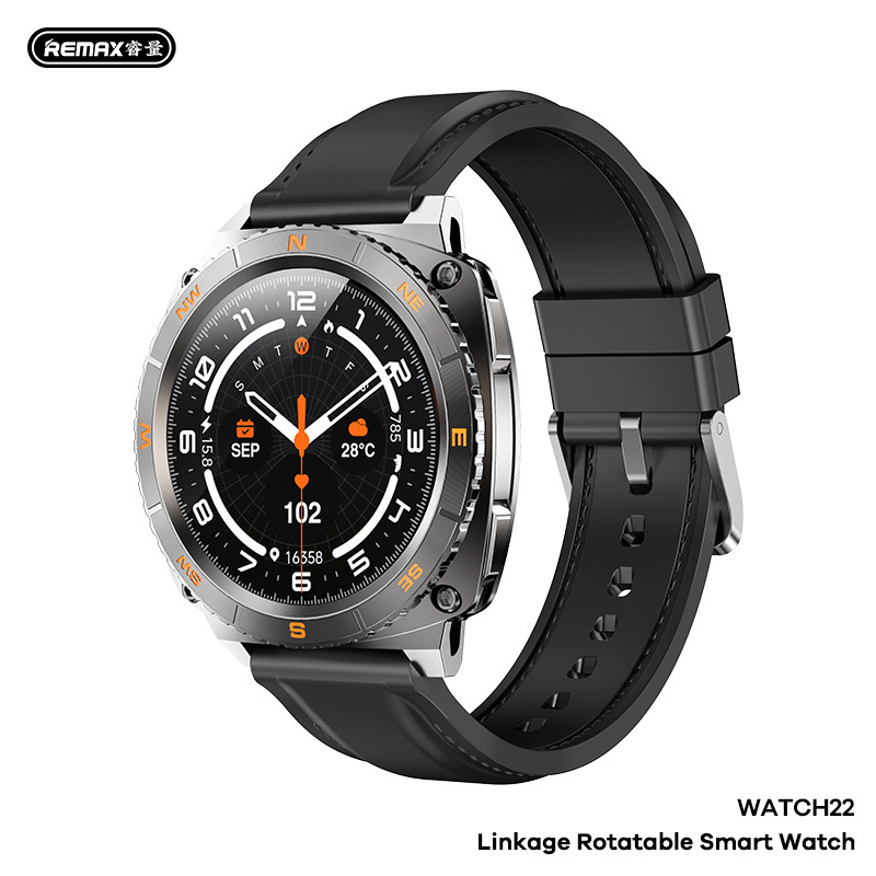 Ruiliang の新しい連動回転スマートウォッチ Bluetooth 通話生活防水高価値スポット WATCH22|undefined