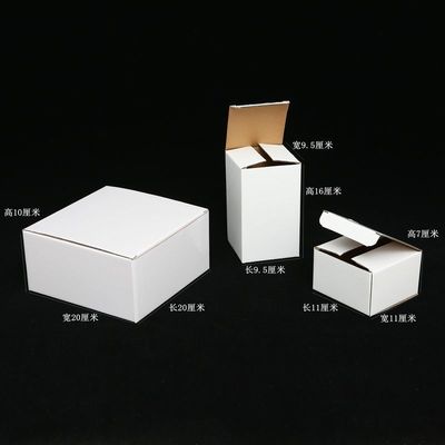 white Carton pack Deliver goods 100 corrugated container White Box Packaging box glass parts hardware Arts and Crafts Carton